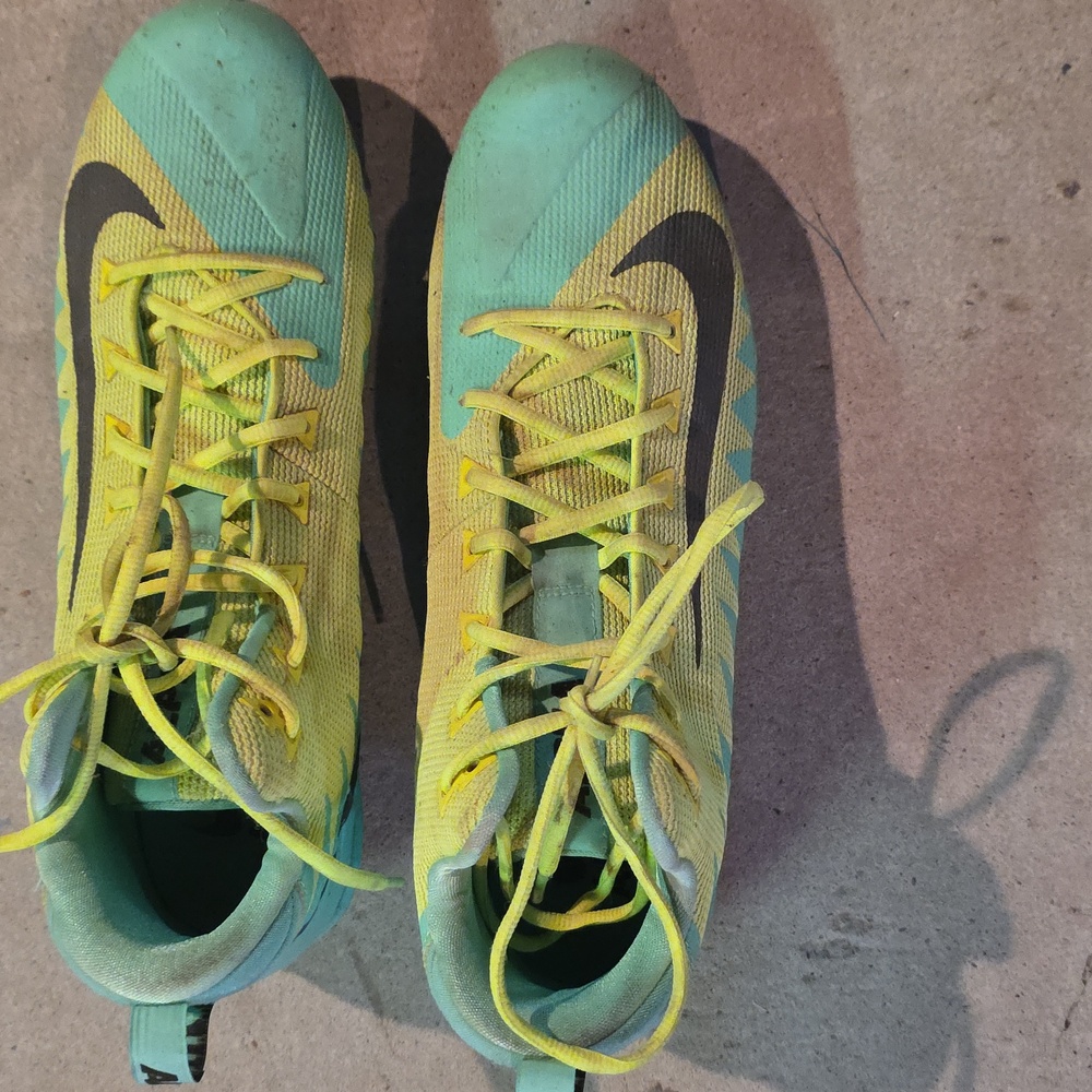 Nike Mens' Yellow and Green Athletic Shoes